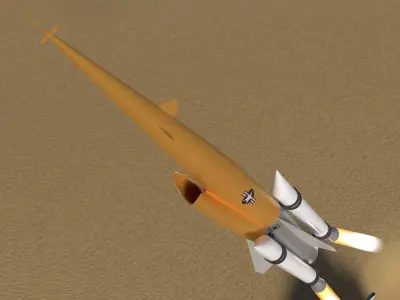 Vought SLAM Supersonic Low Altitude Missile 3D model