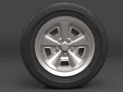 Realistic Wheel Tire 10 3D model