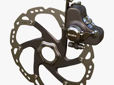Bicycle Disc Brake System M1 3D model