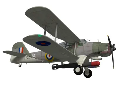 Fairey Albacore 3D model