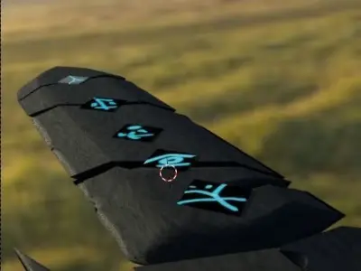 Arugal sword with lights Low-poly 3D model