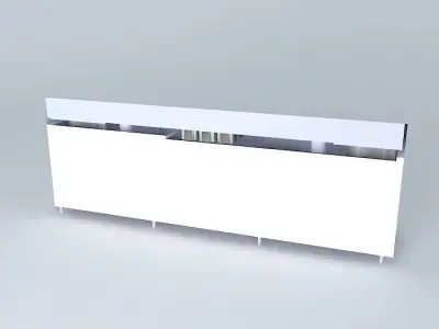 Kit706 Counter Wall Cuba by Alex Marques Free 3D model