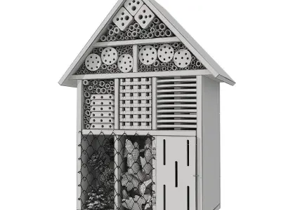 Bee Hotel 3D model