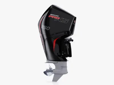 Mercury Pro XS 250 Outboard Motor 3D model