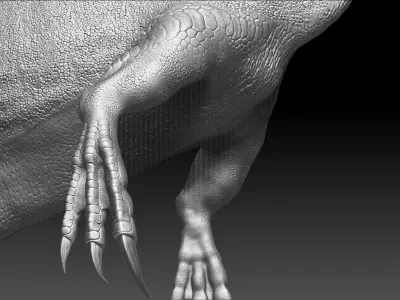 Dinosaur Baryonyx Walkeri Sculpt Project 3D model