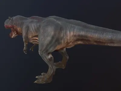 TyrannosaurusF t - rex Low-poly 3D model