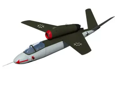 Heinkel He 162 D 3D model