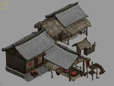 History-Historic Site-Tianlufang 12 3D model