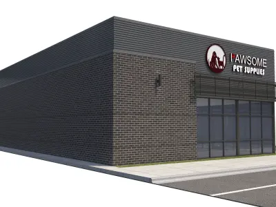 Retail-123 Retail Store A 3D model