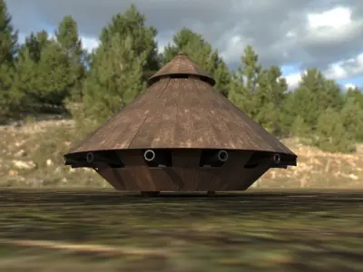 Leonardos fighting vehicle Free low-poly 3D model