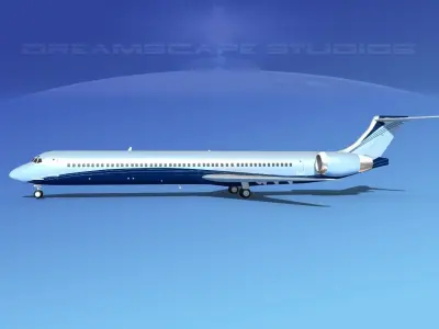 McDonnell Douglas MD83 Corporate 1 3D model