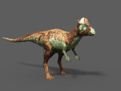 pachycephalosaurus dinosaur 3D model