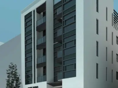 Commercial Building Concept 3D model