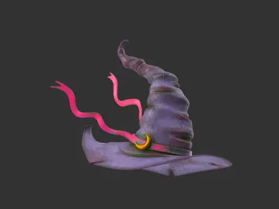 Witch Hat 3D model purchase