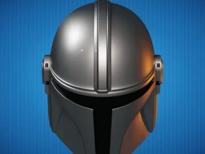 Din Djarin S1 Helmet 3D print model