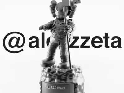 Kaws MTV Moonman Video Music Awards Trophy for Print 3D print model