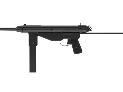 FBP submachine gun 3D model