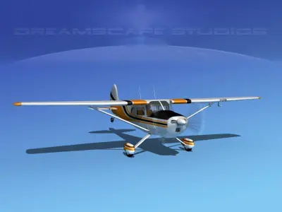 Cessna 170 V01 3D model
