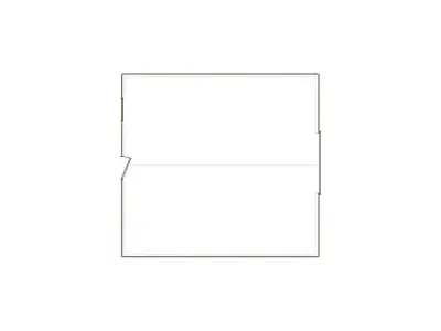 Simple Exterior Sketch by Interior - 501-750 SF - Xactimate 3D model