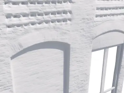 3D Scanned Italian Facade 005 3D model