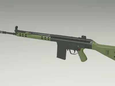 G3 Rifle 3D model 3D model