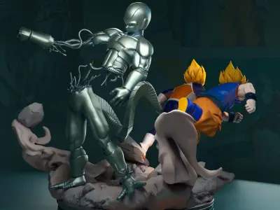 dbz metal cooler 3D print model