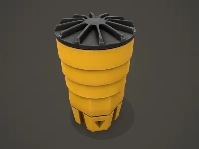 Sand Barrel 3D model
