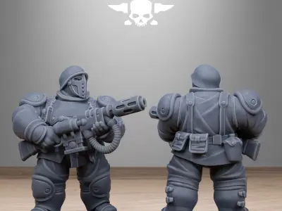 FreeGuard Armored Mutants 3D print model