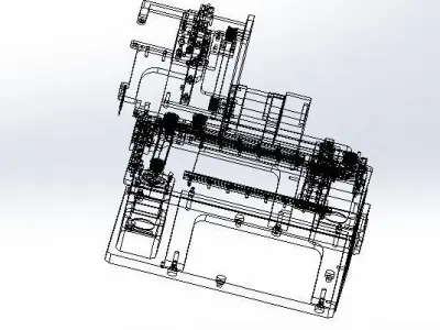 Three axis belt drive mobile platform 3D model