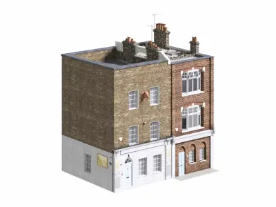 England building at old church str 44-46 London 3D model