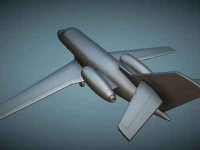Aerospatiale SN-601 Corvette - 3D Printable Model 3D print model
