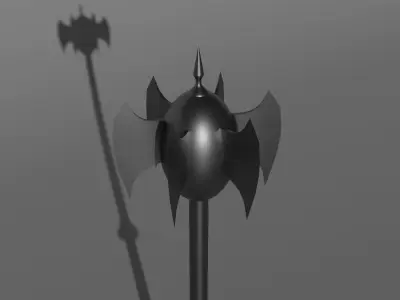 KINGS MACE Free low-poly 3D model