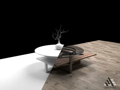 Coffee  table 01- furniture Free low-poly 3D model