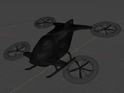 EVTOL 3D model