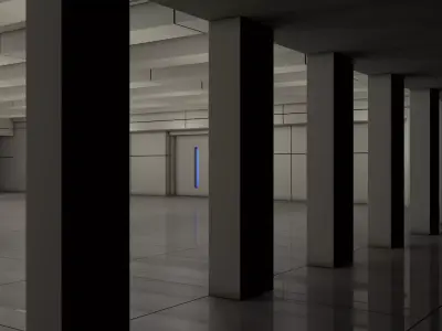 Sci Fi Room Apartrment 3D model