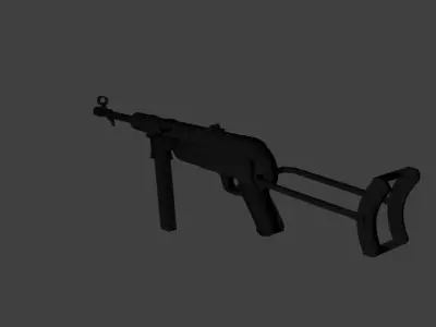 MP40 - ww2 Free 3D model