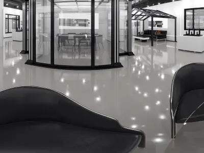 Design Classroom Calligraphy 3D model