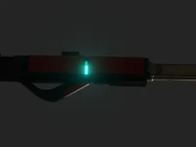 Sci-Fi Energy Sniper Free low-poly 3D model