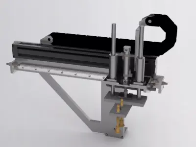 Loading and unloading mechanism 3D model