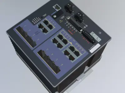 IE 4000 Switch 3D Model 3D model