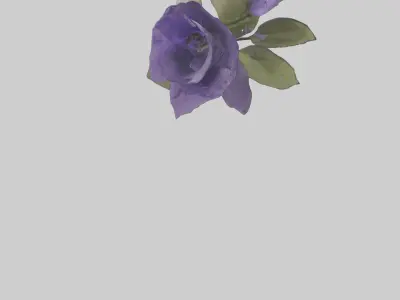Canterbury Bell model Low-poly 3D model