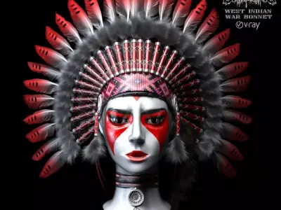 West Indian Set 3D model