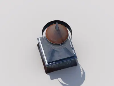 Antique Barn Cupola Low-poly 3D model