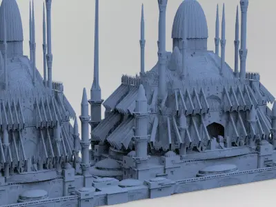 Dungeon of Cathedral of the Depths 2 designs 3D model