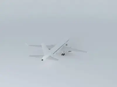Template Boeing 757 200W Free 3D model