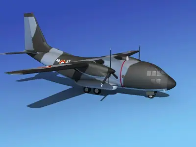 Alenia C-27A Spartan France 3D model