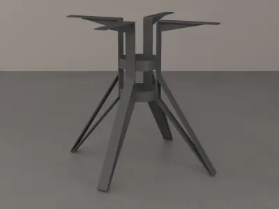 ROUND COFFEE KITCHEN TABLE BASE - BALASAGUN LAGARI TABLE BASE Free 3D model