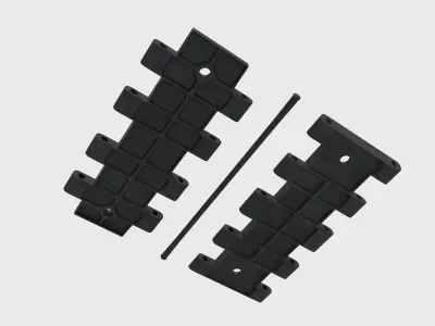 tank track T-34 3D model