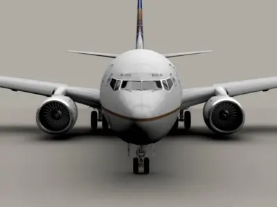 Boeing 737-900 Continental Airlines 3D model