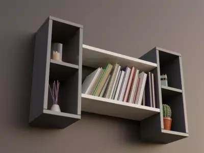  Modern Shelf Design Free 3D model